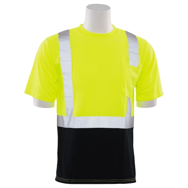 Deltaplus T-Shirt, Class 2, Hi-Viz, Lime/Black, 6X 63329 - main